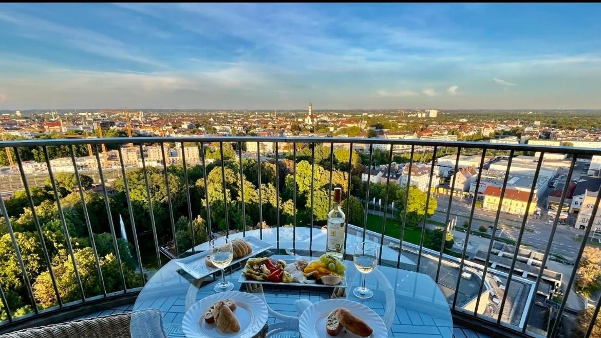 Suite-Xxi City View Hotelturm Augsburg Exterior photo